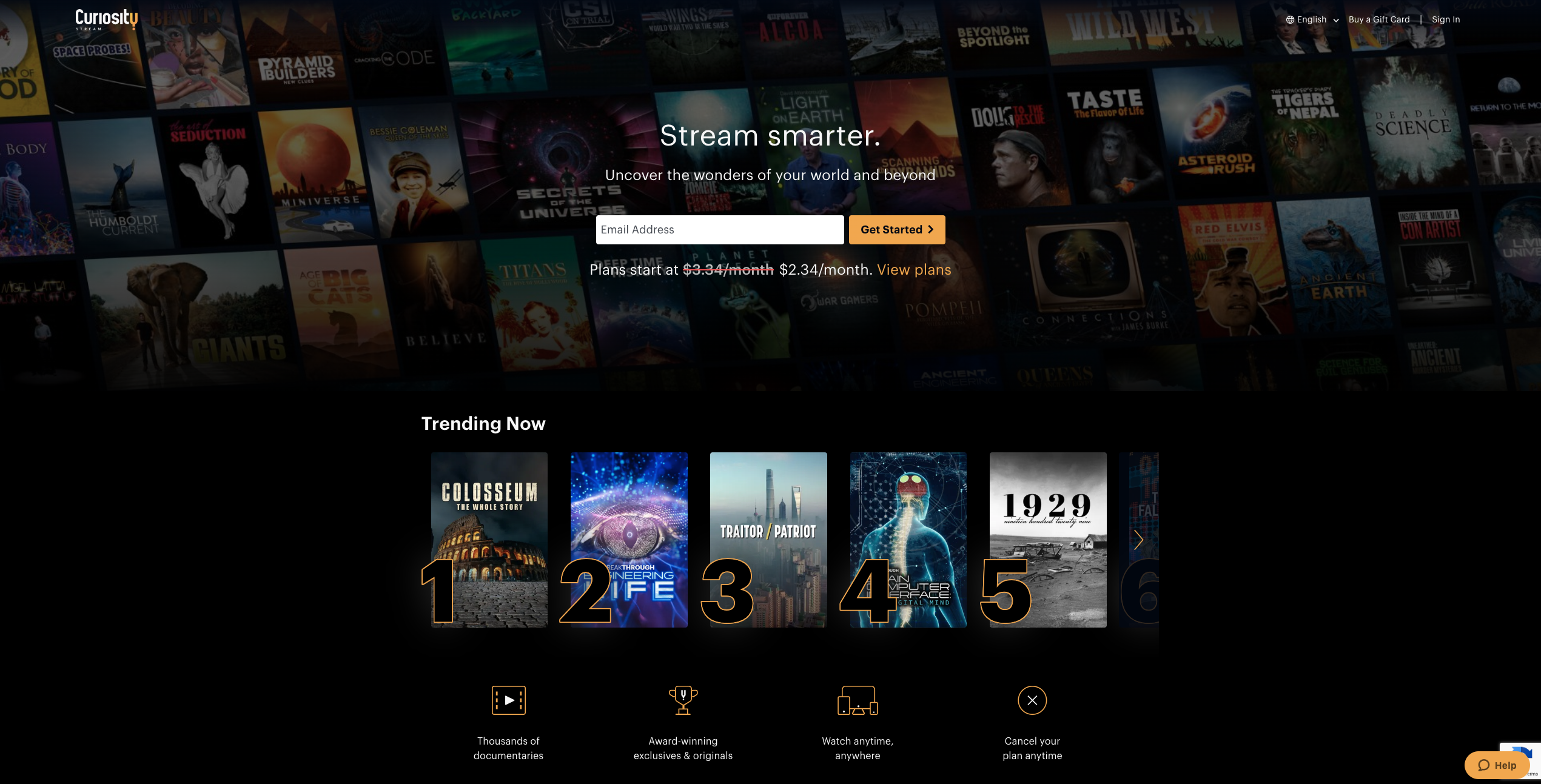 CuriosityStream Internship